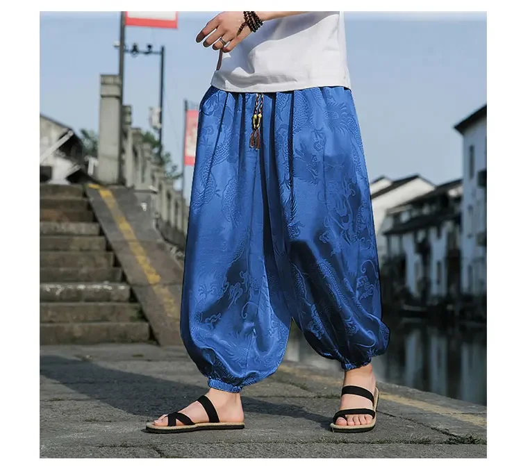 2024 Outdoor brand men's pants Silk dragon dark flower loose bloomers high quality wide leg casual men jogger men
2024 Outdoor brand men's pants Silk dragon dark flower loose bloomers high quality wide leg casual men jogger men