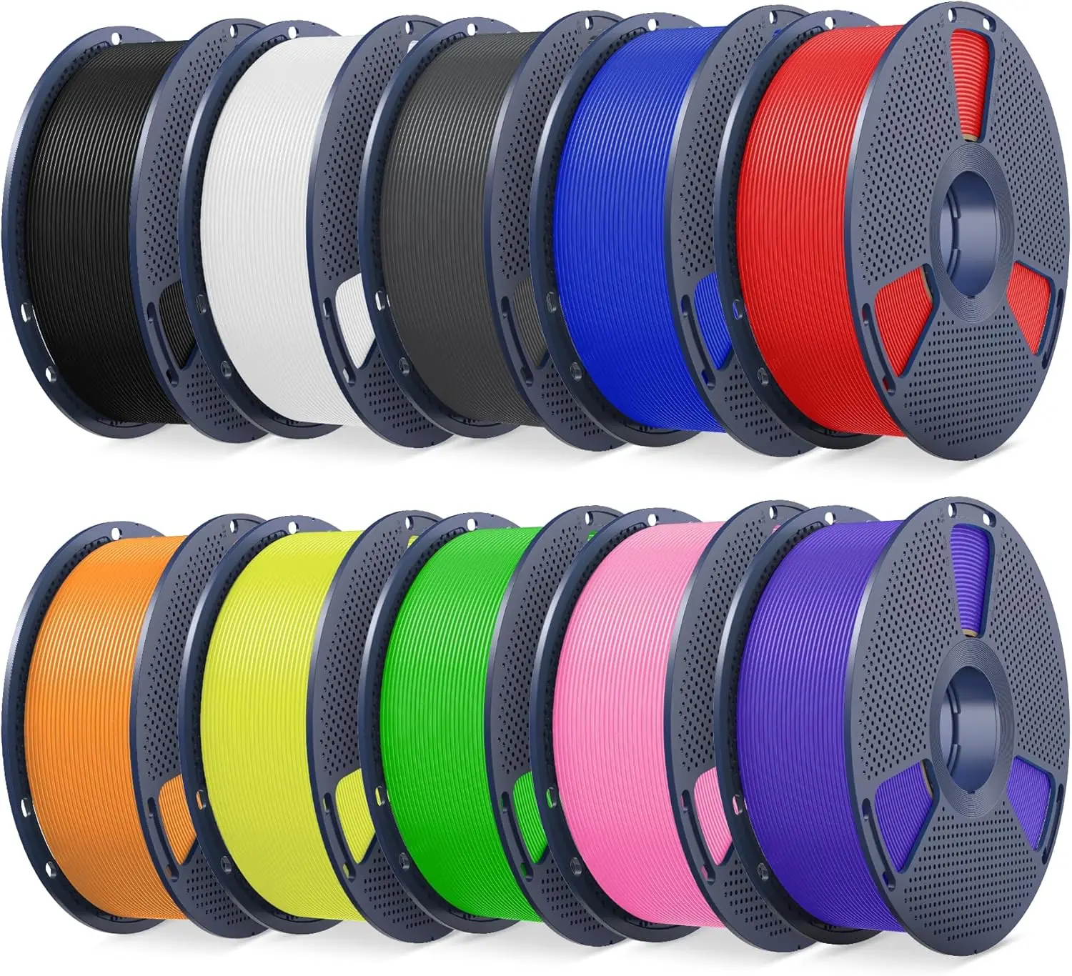 High Speed PLA Filament Bundle 1.75mm, 10 Colors, 10 Packs
High Speed PLA Filament Bundle 1.75mm, 10 Colors, 10 Packs
