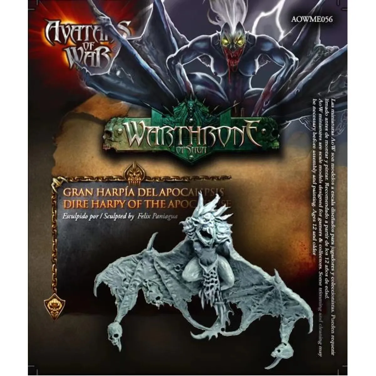 Resin Model Kit Avatars of War - Dark Gods - Dire Harpy
Resin Model Kit Avatars of War - Dark Gods - Dire Harpy