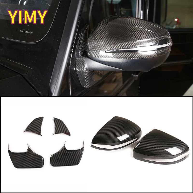 Real Carbon Fiber Car Side Rearview Mirror Decorate Cover Trim Suitable for Mercedes-Benz G-Class G500 G63 2019-2024 Accessories
Real Carbon Fiber Car Side Rearview Mirror Decorate Cover Trim Suitable for Mercedes-Benz G-Class G500 G63 2019-2024 Accessories