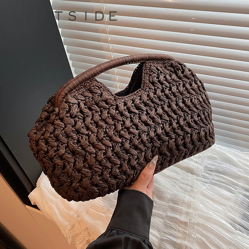 LEFTSIDE Weave Straw Shoulder Bags for Women 2025 Summer Luxury Designer Small Hand Bag Females Beach Bags Handbags and Purses
LEFTSIDE Weave Straw Shoulder Bags for Women 2025 Summer Luxury Designer Small Hand Bag Females Beach Bags Handbags and Purses