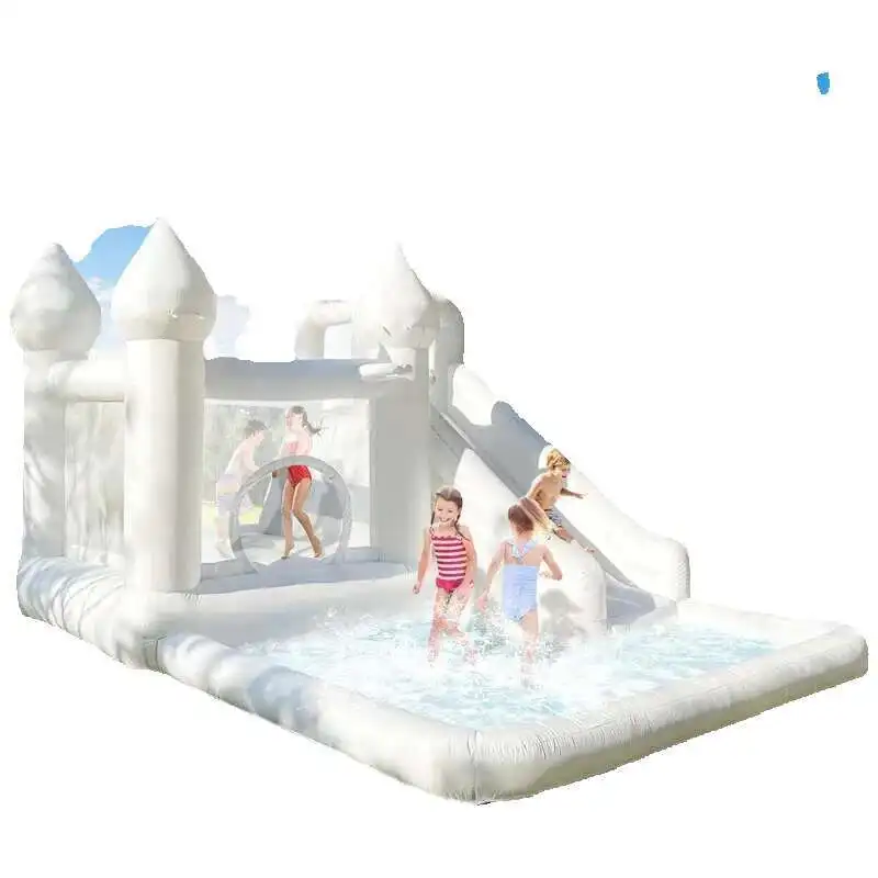 Grade White Bounce House With Iatable Slide Jumping Castle Kids Pool Ball Pit Children Summer Water Play Outdoor
Grade White Bounce House With Iatable Slide Jumping Castle Kids Pool Ball Pit Children Summer Water Play Outdoor