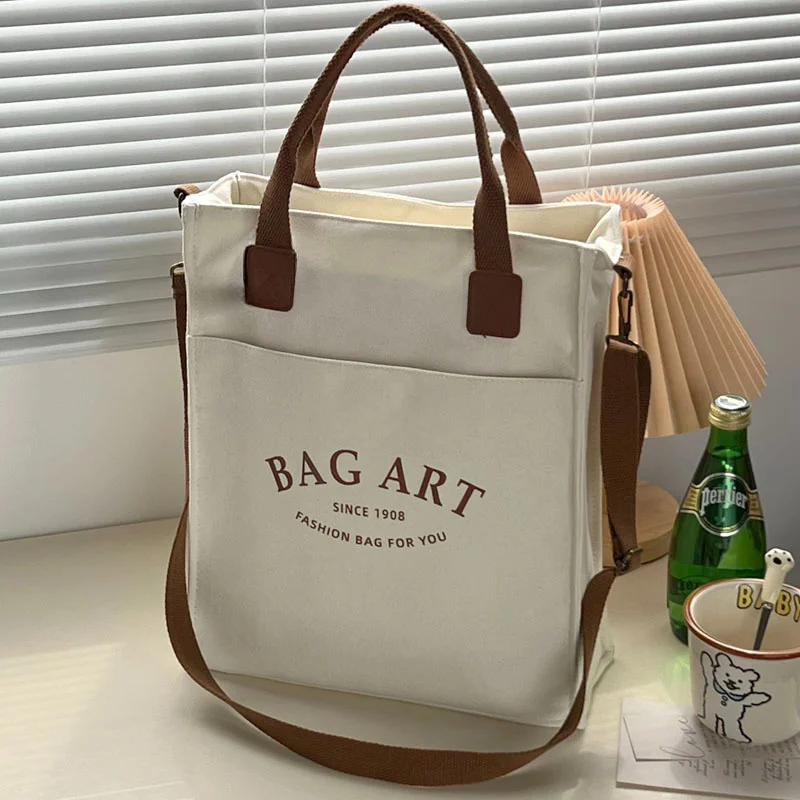 Стильная большая сумка Большая прочная стильная сумка, застежка-молния, идеально подходит для путешествий или повседневного использования, японские сумки из парусной ткани для колледжа 
Стильная большая сумка Большая прочная стильная сумка, застежка-молния, идеально подходит для путешествий или повседневного использования, японские сумки из парусной ткани для колледжа