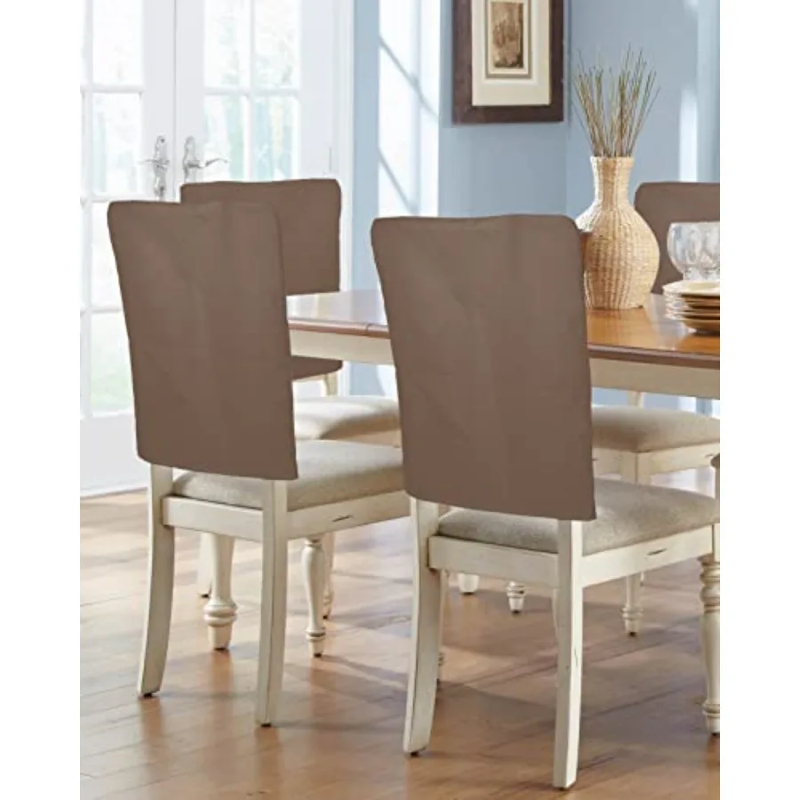 Pure Brown Chair Covers Set of 6 for Dining Room Simple Solid Color Chair Back Cover Removable Kitchen Chair Slipcovers Seat Pr
Pure Brown Chair Covers Set of 6 for Dining Room Simple Solid Color Chair Back Cover Removable Kitchen Chair Slipcovers Seat Pr