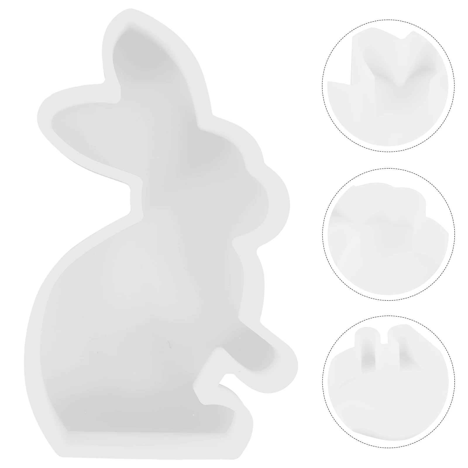 Silicone Mold Bunny Shaped Making Tools Diy Scented Mold Reusable Flexible Molds For Easter Crafts Handmade 
Silicone Mold Bunny Shaped Making Tools Diy Scented Mold Reusable Flexible Molds For Easter Crafts Handmade