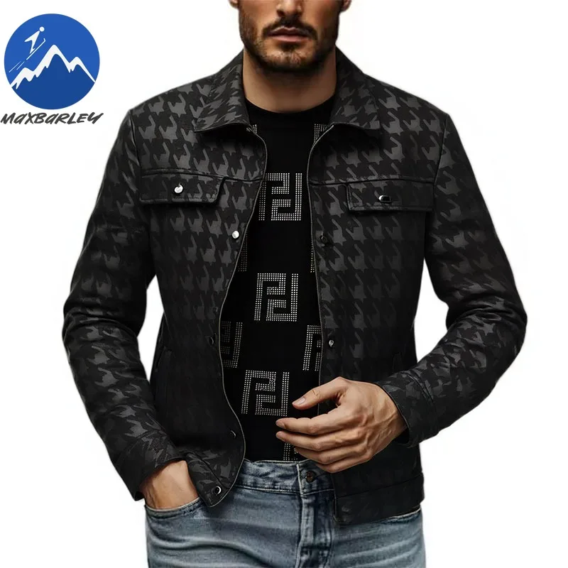 Куртка Maxbarley New Jacket для мужчин, 2026, модная, ретро, с отложным воротником, классический клетчатый узор, деловая повседневная, приталенная, кожаная куртка для мотоциклистов
Куртка Maxbarley New Jacket для мужчин, 2026, модная, ретро, с отложным воротником, классический клетчатый узор, деловая повседневная, приталенная, кожаная куртка для мотоциклистов