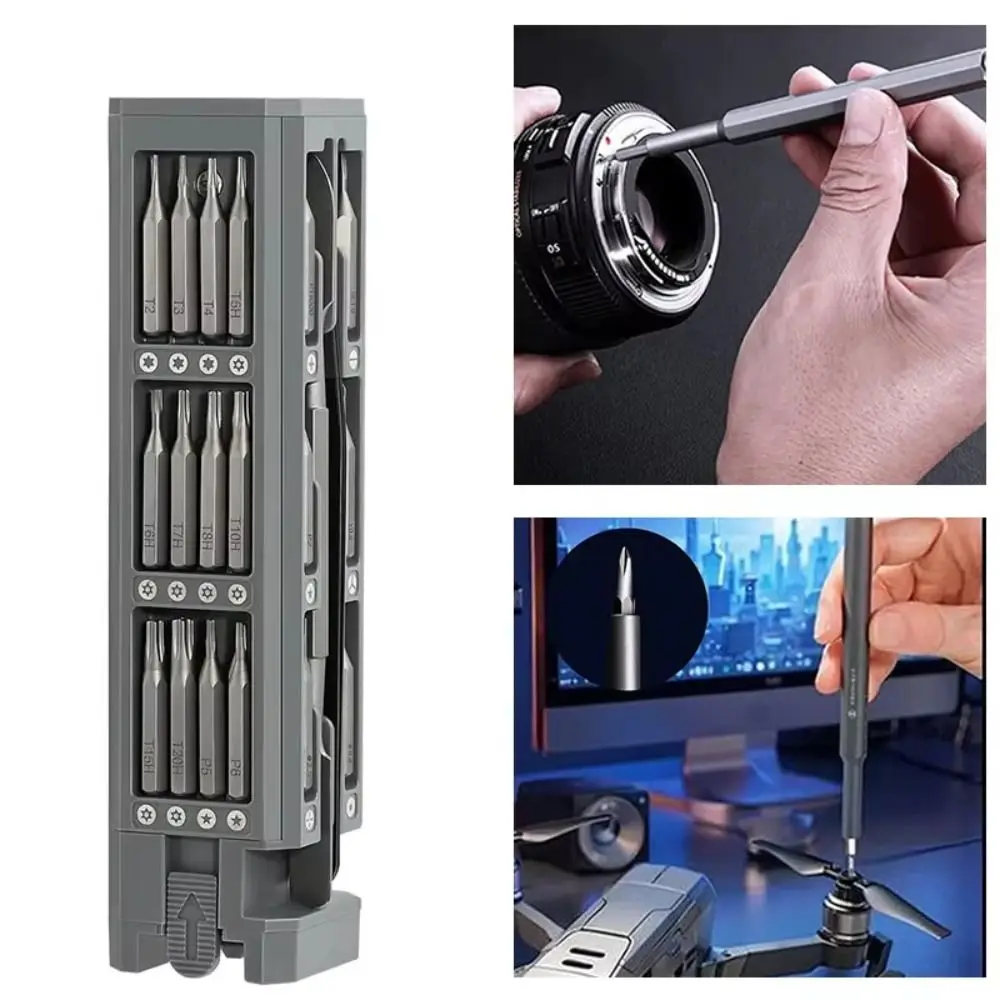 Precision 44 in 1 Screwdriver Maintenance S2 Phillips Slotted Mini Screw Driver Professional Hand Tools Repair Tool Kit
Precision 44 in 1 Screwdriver Maintenance S2 Phillips Slotted Mini Screw Driver Professional Hand Tools Repair Tool Kit