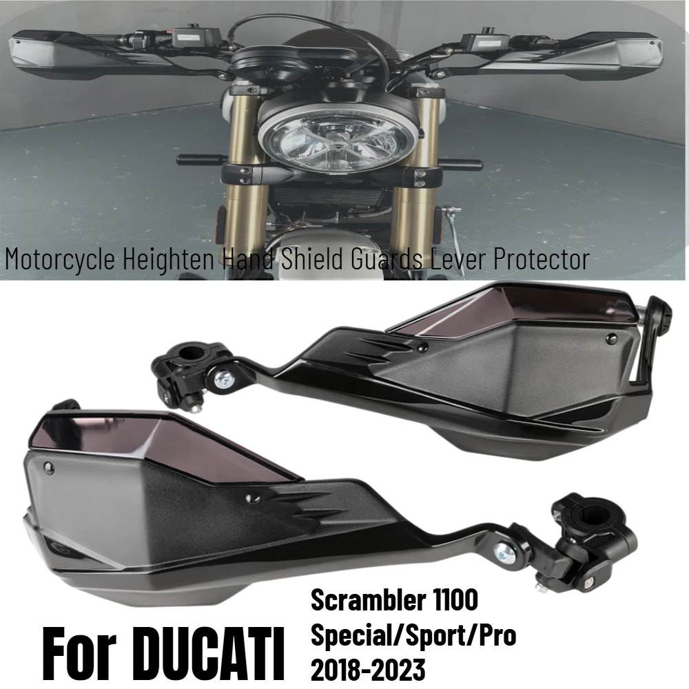 For DUCATI Scrambler 1100 Special/Sport/Pro 2018-2023 Motorcycle Heighten Hand Shield Guards Lever Protector Handlebar Handguard
For DUCATI Scrambler 1100 Special/Sport/Pro 2018-2023 Motorcycle Heighten Hand Shield Guards Lever Protector Handlebar Handguard