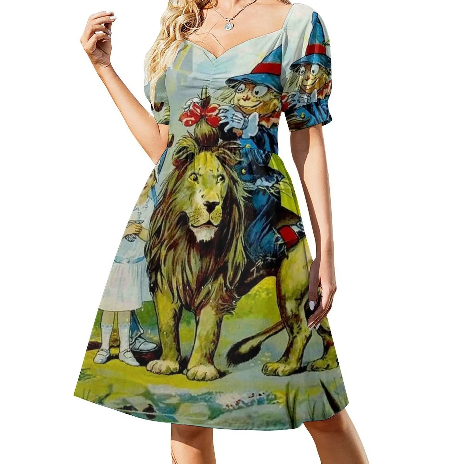 OZ; Vintage Game Advertising Print Short-Sleeved Dress Woman clothes dress for woman
OZ; Vintage Game Advertising Print Short-Sleeved Dress Woman clothes dress for woman