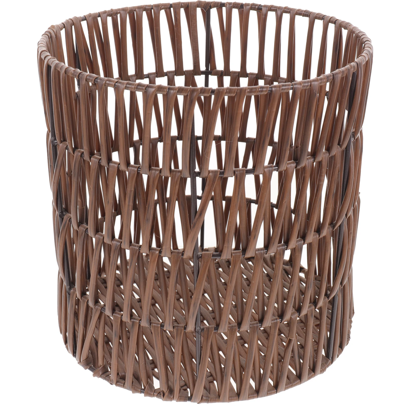 Plastic Storage Baskets Small Brown Rubbish Toy Basket for Baby Shelf Organizing PP Iron Household Decorative
Plastic Storage Baskets Small Brown Rubbish Toy Basket for Baby Shelf Organizing PP Iron Household Decorative