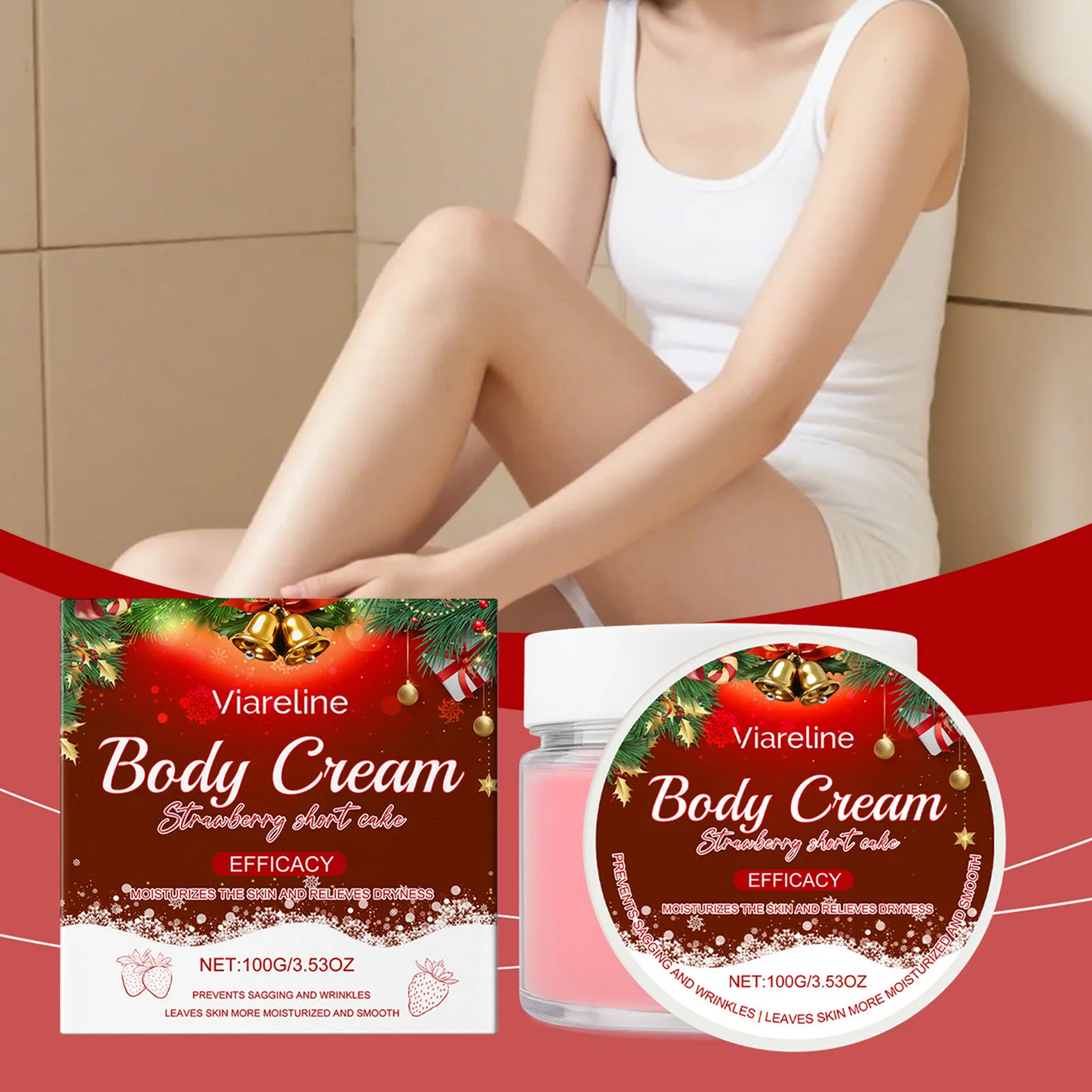 Увлажняющий крем для тела с ароматом клубники, 24-часовое глубокое увлажнение, эластичная кожа, натуральный аромат клубники, усиливает настроение, релаксация
Увлажняющий крем для тела с ароматом клубники, 24-часовое глубокое увлажнение, эластичная кожа, натуральный аромат клубники, усиливает настроение, релаксация