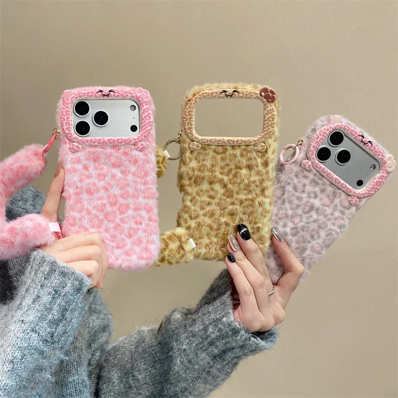 Роскошный плюшевый чехол для телефона с леопардовым принтом и браслетом для iPhone 17, Air 16, 15, 14, 13, 12, 11 Pro Max, противоударный чехол
Роскошный плюшевый чехол для телефона с леопардовым принтом и браслетом для iPhone 17, Air 16, 15, 14, 13, 12, 11 Pro Max, противоударный чехол