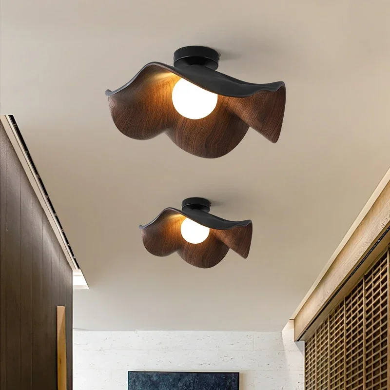 Retro Brown Ceiling Light Wooden Wave Shaped Pendant Lamp Home Decor Corridor Balcony Bedroom Bedhead Led Hanging Chandelier
Retro Brown Ceiling Light Wooden Wave Shaped Pendant Lamp Home Decor Corridor Balcony Bedroom Bedhead Led Hanging Chandelier
