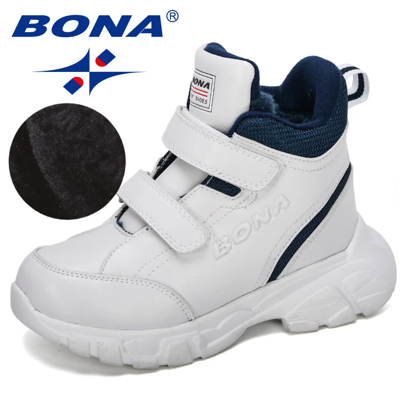 BONA 2022 New Designers Boy Synthetic Leather Fashion Boots Student Sneakers Plush Warm Kids Snow Boots Outdoor Girl Ankle Boots
BONA 2022 New Designers Boy Synthetic Leather Fashion Boots Student Sneakers Plush Warm Kids Snow Boots Outdoor Girl Ankle Boots