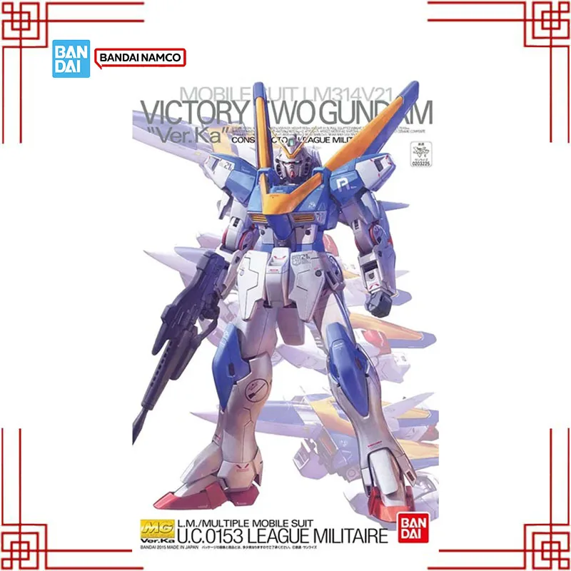 Bandai Gundam MG 1/100 Victory 2 Ver.ka Action Figure Model Kit Gunpla Building Kit High Profile Collectibles Toys For Boy Gifts
Bandai Gundam MG 1/100 Victory 2 Ver.ka Action Figure Model Kit Gunpla Building Kit High Profile Collectibles Toys For Boy Gifts