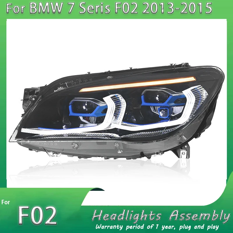 Car Lights For BMW 7 Series 2013-2015 Headlight Assembly F02 Modified G12 Dual Color LED DRL Laser Light Automotive Accessories
Car Lights For BMW 7 Series 2013-2015 Headlight Assembly F02 Modified G12 Dual Color LED DRL Laser Light Automotive Accessories