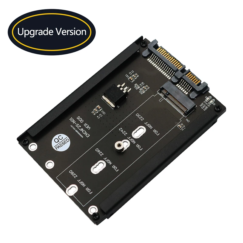 Плата адаптера M.2 NGFF key B на 2,5 "SATA3.0 с кронштейном рамы для NGFF M.2 2230 2242 2260 M.2 SATA SSD адаптер переходная плата
Плата адаптера M.2 NGFF key B на 2,5 "SATA3.0 с кронштейном рамы для NGFF M.2 2230 2242 2260 M.2 SATA SSD адаптер переходная плата