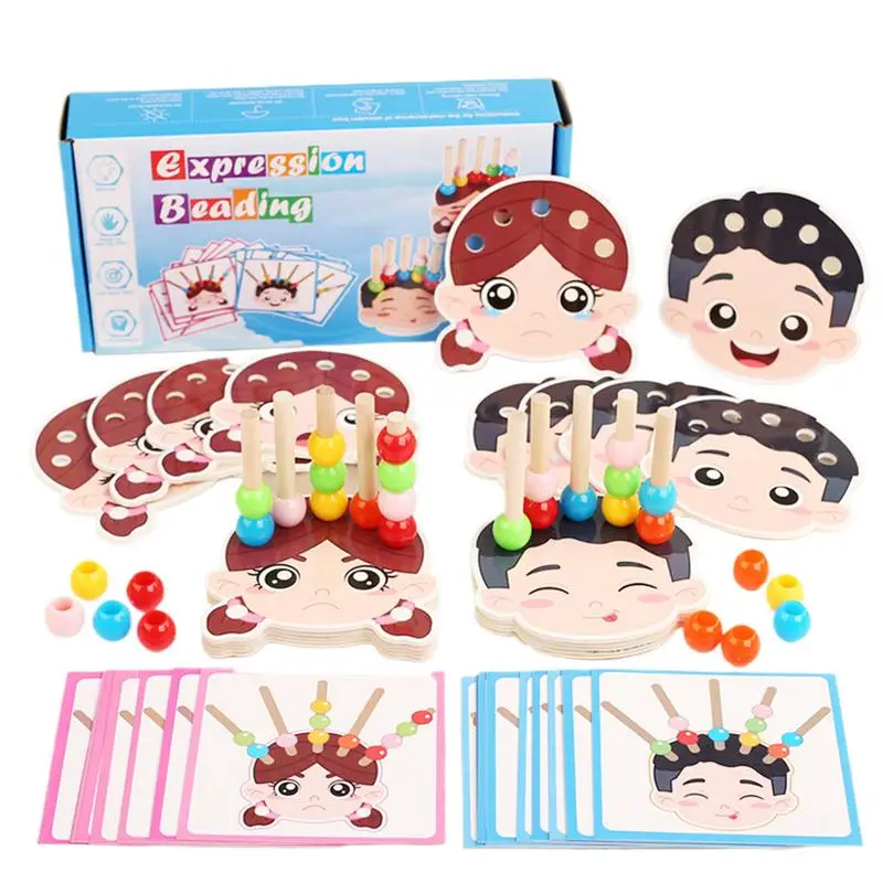 Wood Lacing Bead Toy Color Matching Sorter Color Recognition Game for Fine Motor Skills STEM Toys for Boy Girl Ages 3
Wood Lacing Bead Toy Color Matching Sorter Color Recognition Game for Fine Motor Skills STEM Toys for Boy Girl Ages 3