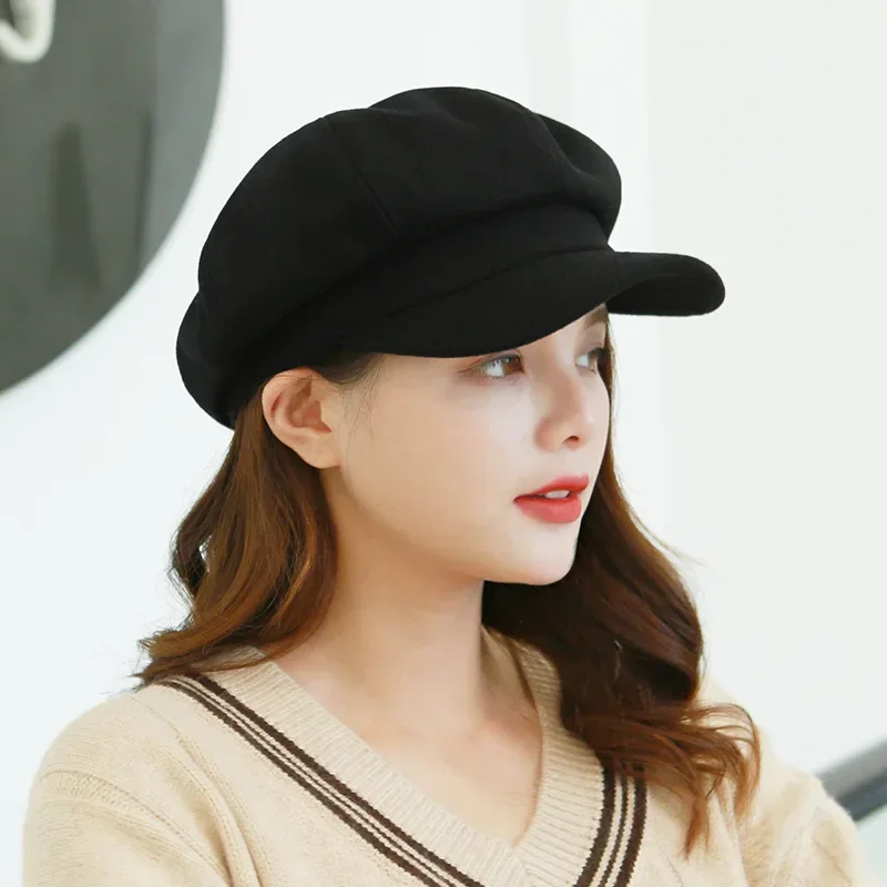 Casual Wool Winter Hat for Women and Men, Solid Plain Octagonal Newsboy Cap, Painter Cap, Winter Beret
Casual Wool Winter Hat for Women and Men, Solid Plain Octagonal Newsboy Cap, Painter Cap, Winter Beret
