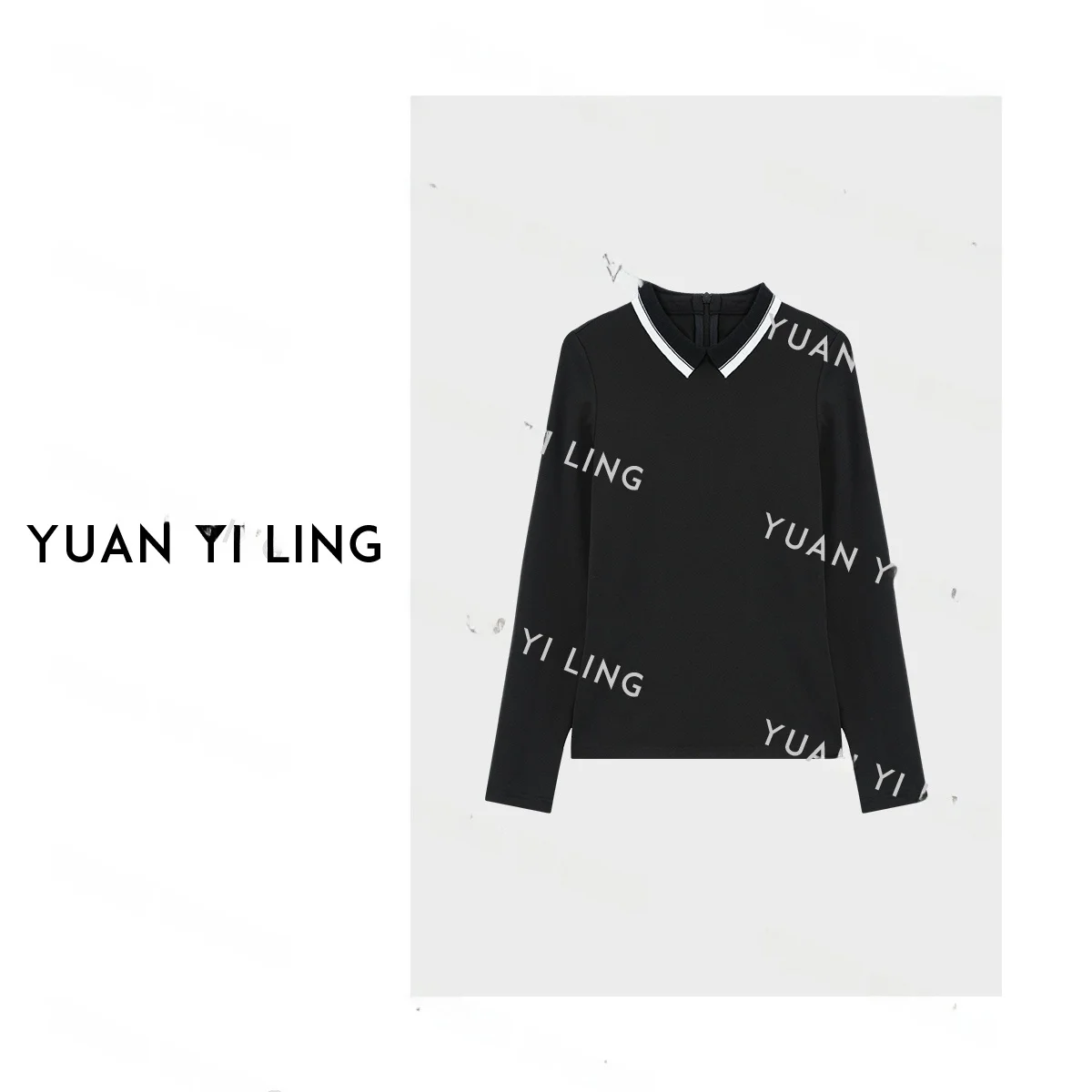 Ele Winne Top by Yuan ling Autumn Winter Modal Color Blo Collar Slimming Luxury Faionable Women's T-irt
Ele Winne Top by Yuan ling Autumn Winter Modal Color Blo Collar Slimming Luxury Faionable Women's T-irt