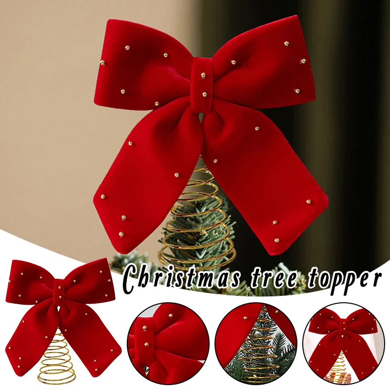 25cm Wine Red Bow Christmas Tree Toppers Star Burgundy Velvet Bow Christmas Tree Decoration For Home Festival Party New Year
25cm Wine Red Bow Christmas Tree Toppers Star Burgundy Velvet Bow Christmas Tree Decoration For Home Festival Party New Year