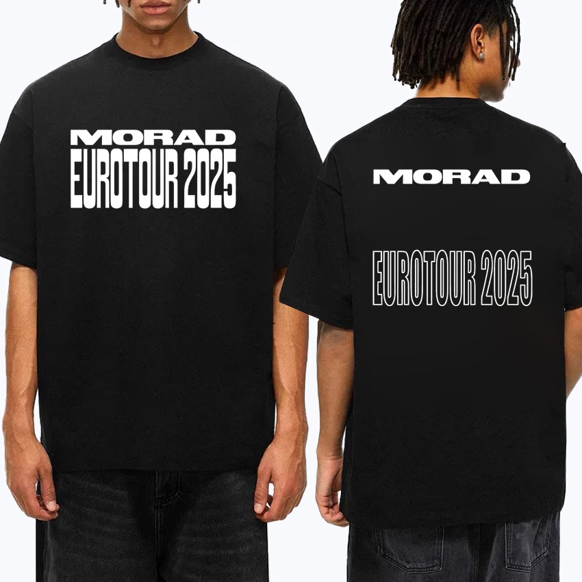 Rapper Morad Tour 2025 Double Sided Print Tee shirt 100% Cotton Men Women short sleeve t-shirts streetwear Crew Neck Unisex Tops
Rapper Morad Tour 2025 Double Sided Print Tee shirt 100% Cotton Men Women short sleeve t-shirts streetwear Crew Neck Unisex Tops