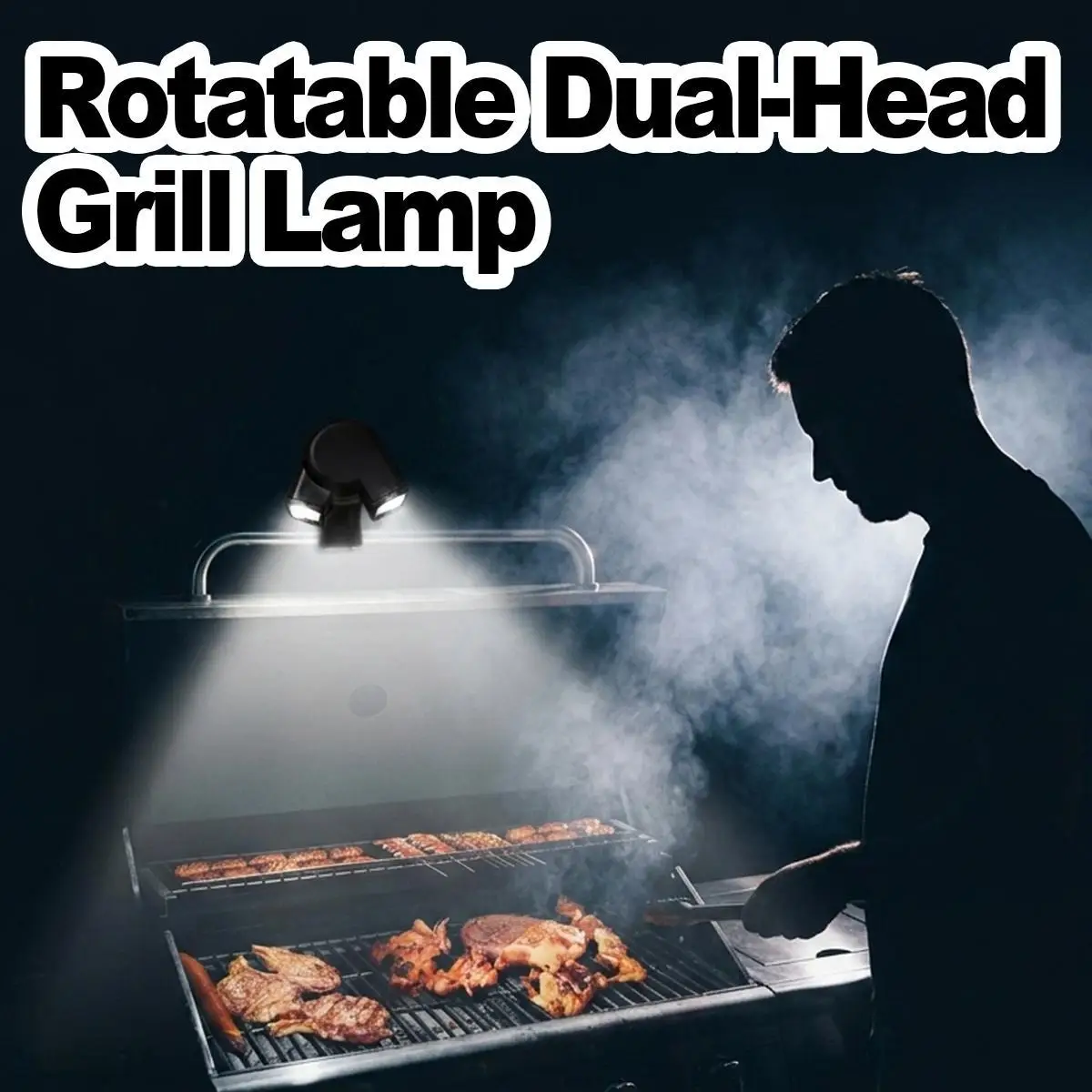LED Dual Head Grill Light Flexible Clip-on Lamp for Camping Fishing Outdoor Grilling Wireless Battery Powered BBQ Tools Lighting
LED Dual Head Grill Light Flexible Clip-on Lamp for Camping Fishing Outdoor Grilling Wireless Battery Powered BBQ Tools Lighting