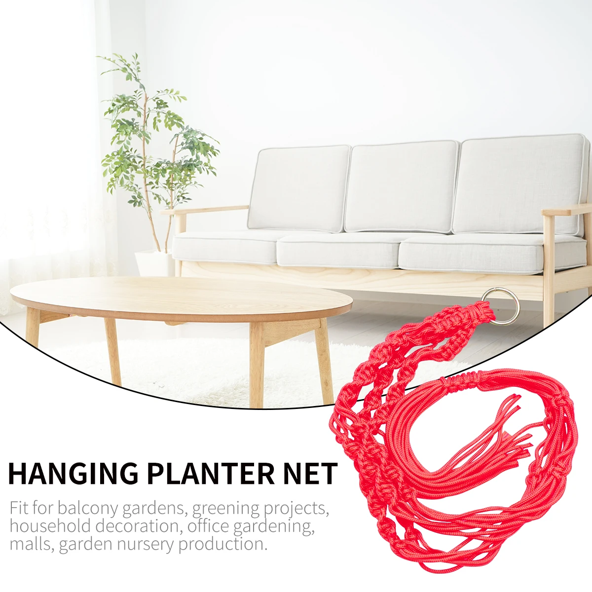 Hanging Planter Net Flowerpot Basket Yellow Pots Plants Durable Cotton Hand Knitting Indoor Outdoor Wall Balcony Decor Greening
Hanging Planter Net Flowerpot Basket Yellow Pots Plants Durable Cotton Hand Knitting Indoor Outdoor Wall Balcony Decor Greening