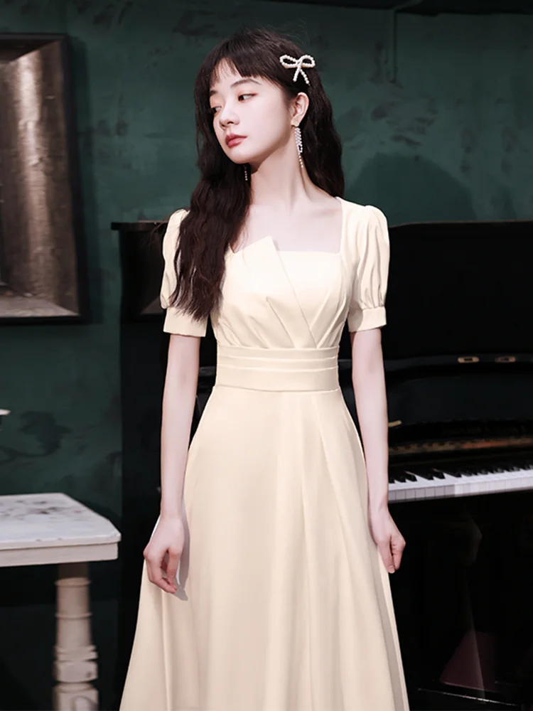 Вечернее платье цвета шампань для женщин: роскошное, высококлассное, элегантное, для банкетов, торжественных мероприятий, свадеб, подходит для повседневной носки
Вечернее платье цвета шампань для женщин: роскошное, высококлассное, элегантное, для банкетов, торжественных мероприятий, свадеб, подходит для повседневной носки