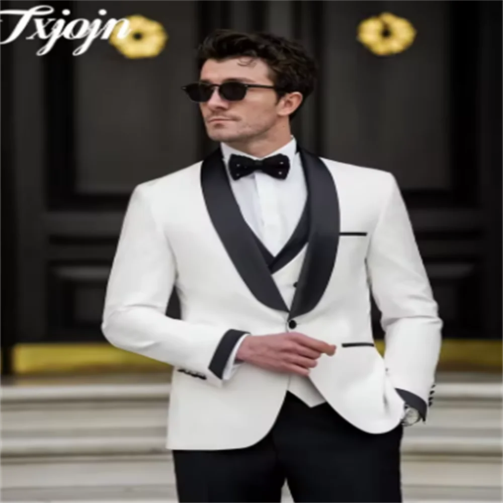 M-6XL Мужской повседневный деловой костюм для курения, элитный брендовый бутик, модный пиджак, жилет, брюки, свадебное платье для жениха, праздничный костюм
M-6XL Мужской повседневный деловой костюм для курения, элитный брендовый бутик, модный пиджак, жилет, брюки, свадебное платье для жениха, праздничный костюм