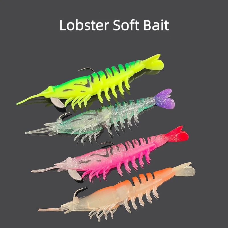 2pcs Soft Crayfish Lure High Elasticity Bionic Lobster Fishing Bait 10.5g Multi Joint High Elastic Swimbait for Bass
2pcs Soft Crayfish Lure High Elasticity Bionic Lobster Fishing Bait 10.5g Multi Joint High Elastic Swimbait for Bass