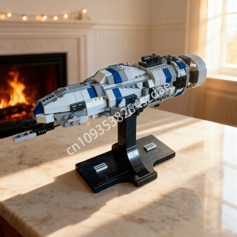 427pcs MOC The Expanse Rocinante Midi Scale Model Building Blocks Architecture Christmas Gift DIY Toys Idea Education Brick
427pcs MOC The Expanse Rocinante Midi Scale Model Building Blocks Architecture Christmas Gift DIY Toys Idea Education Brick