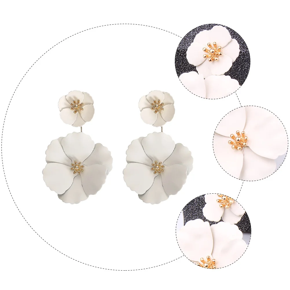 1Pair Flower Earrings Decorative Alloy Stylish Flower Pendant Easy Wear Attractive Jewelry Gift for Women
1Pair Flower Earrings Decorative Alloy Stylish Flower Pendant Easy Wear Attractive Jewelry Gift for Women