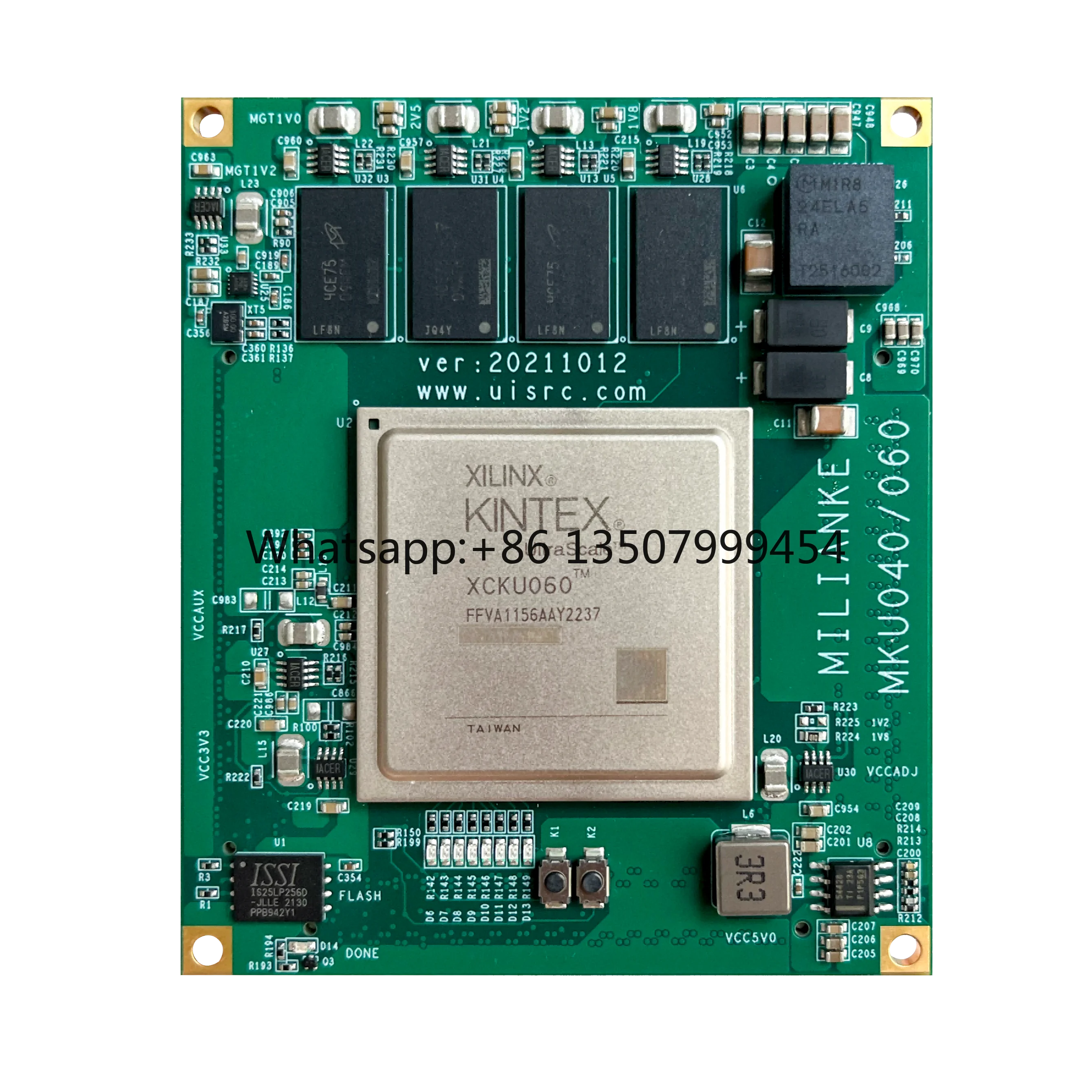 MLK-CU01-KU040/KU060 AMD-Xilinx Kintex UltraScale Series Core Board 4GB DDR4 256MB QSPI FLASH Linux OS 20 GTH Transceivers
MLK-CU01-KU040/KU060 AMD-Xilinx Kintex UltraScale Series Core Board 4GB DDR4 256MB QSPI FLASH Linux OS 20 GTH Transceivers