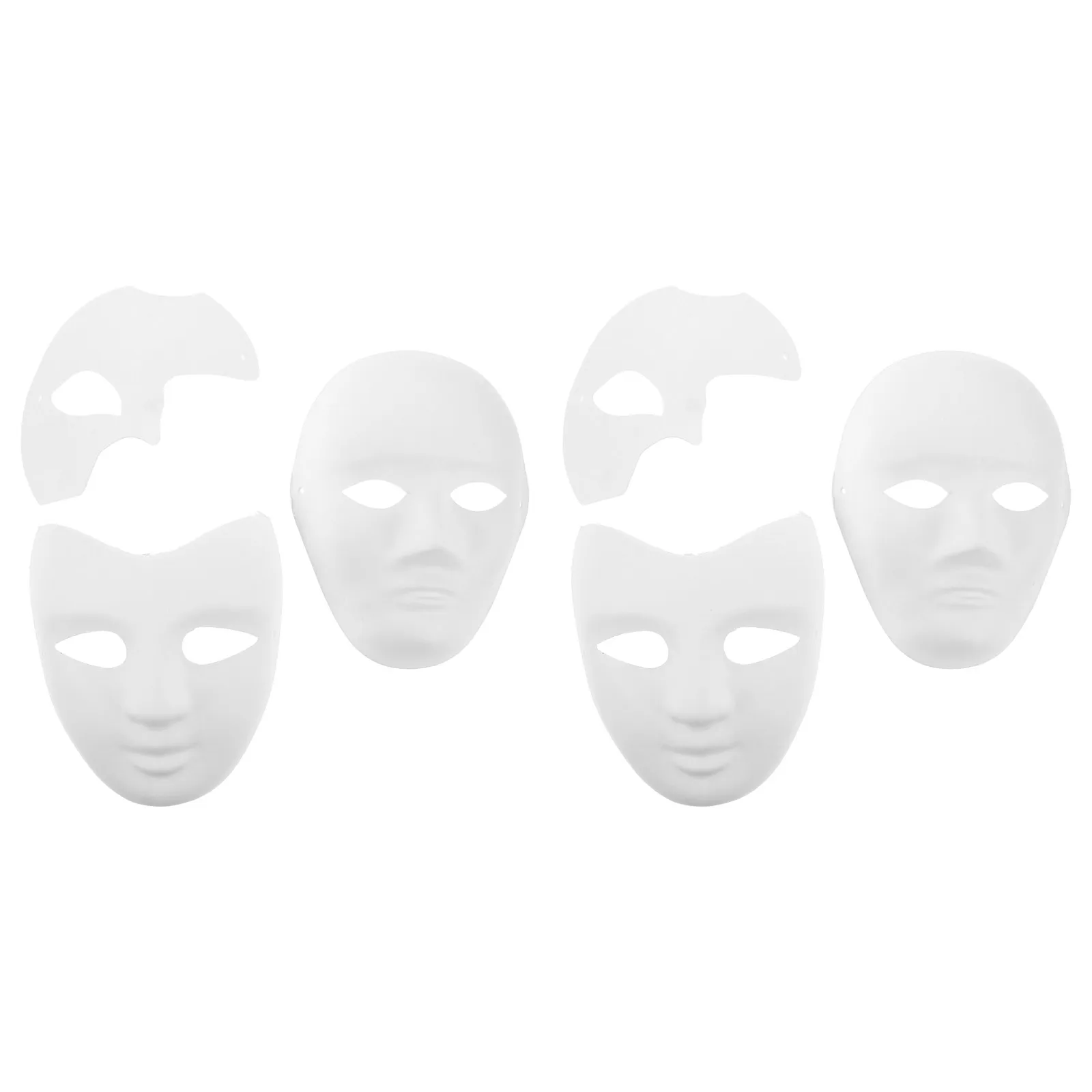 6pcs Hand Paintable Masks White Blank Paper Masks For Diy Craft Carnival Cosplay Halloween Decoration Party Masquerade
6pcs Hand Paintable Masks White Blank Paper Masks For Diy Craft Carnival Cosplay Halloween Decoration Party Masquerade