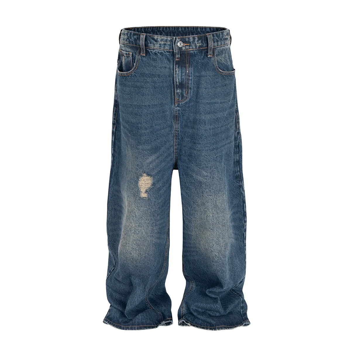 Vintage Broken Hole Baggy Wide Leg Jeans for Men Ripped Casual Loose Denim Trousers Washed Streetwear Distressed Cargo Pants
Vintage Broken Hole Baggy Wide Leg Jeans for Men Ripped Casual Loose Denim Trousers Washed Streetwear Distressed Cargo Pants