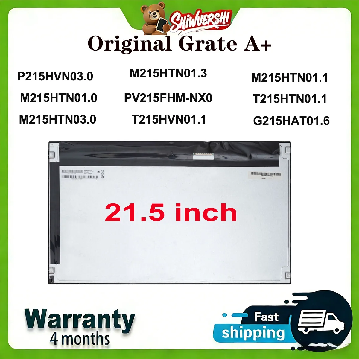 Оригинальный ЖК-дисплей 21.5'' P215HVN03.0 M215HTN01.3 M215HTN01.1 M215HTN01.0 PV215FHM-NX0 T215HTN01.1 M215HTN03.0 T215HVN01.1 G215HAT01.6
Оригинальный ЖК-дисплей 21.5'' P215HVN03.0 M215HTN01.3 M215HTN01.1 M215HTN01.0 PV215FHM-NX0 T215HTN01.1 M215HTN03.0 T215HVN01.1 G215HAT01.6