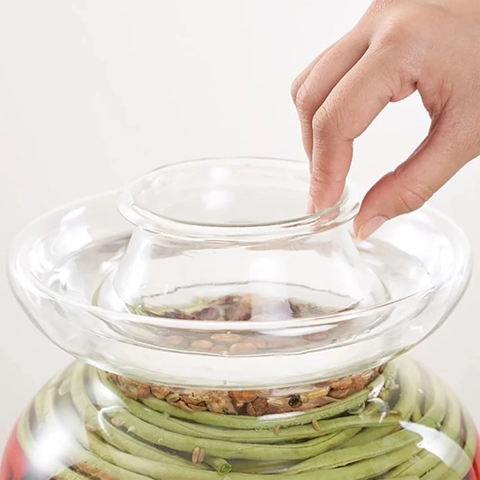 Pickles Fermenting Jar Large Glass Food Pickling Canning Storage Container Chinese Vegetables
Pickles Fermenting Jar Large Glass Food Pickling Canning Storage Container Chinese Vegetables