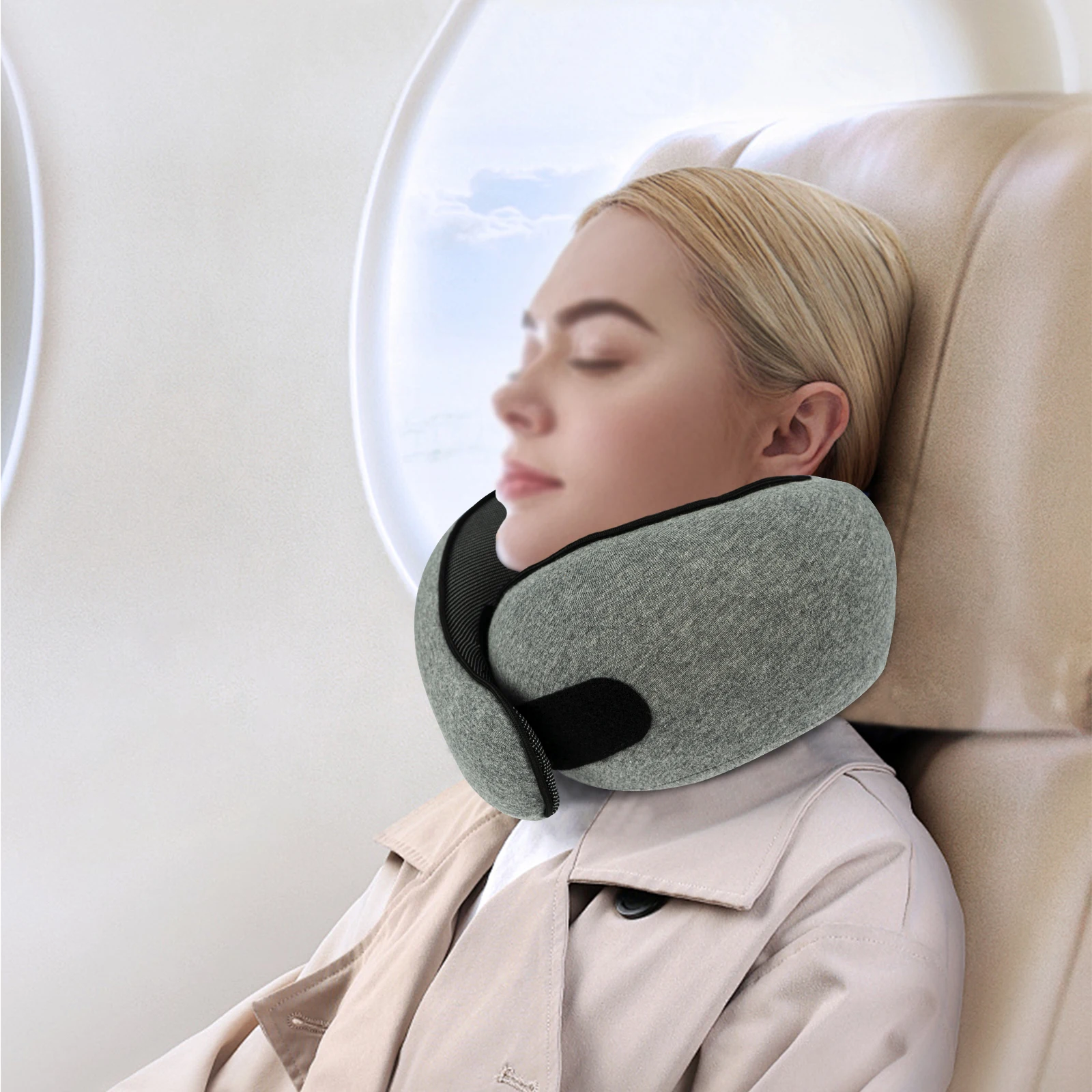 Travel Pillows for Airplanes, Memory Foam Neck Pillow,PORTABLE PLANE PILLOW,Standard U shaped neck pillows,for long journey
Travel Pillows for Airplanes, Memory Foam Neck Pillow,PORTABLE PLANE PILLOW,Standard U shaped neck pillows,for long journey