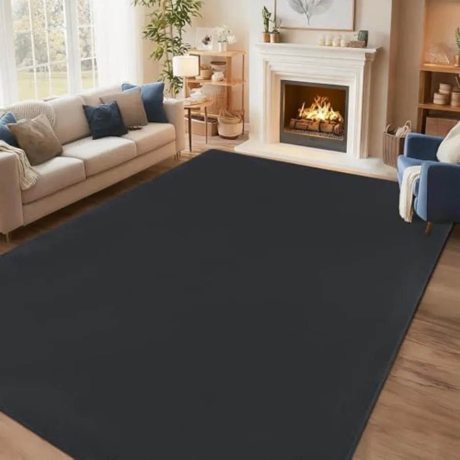 Living Room Area Rugs 6x9, Modern Large Carpet for Bedroom, Dark Grey Washable Thickened Memory-Foam Indoor Rug, Minimalist Sol
Living Room Area Rugs 6x9, Modern Large Carpet for Bedroom, Dark Grey Washable Thickened Memory-Foam Indoor Rug, Minimalist Sol
