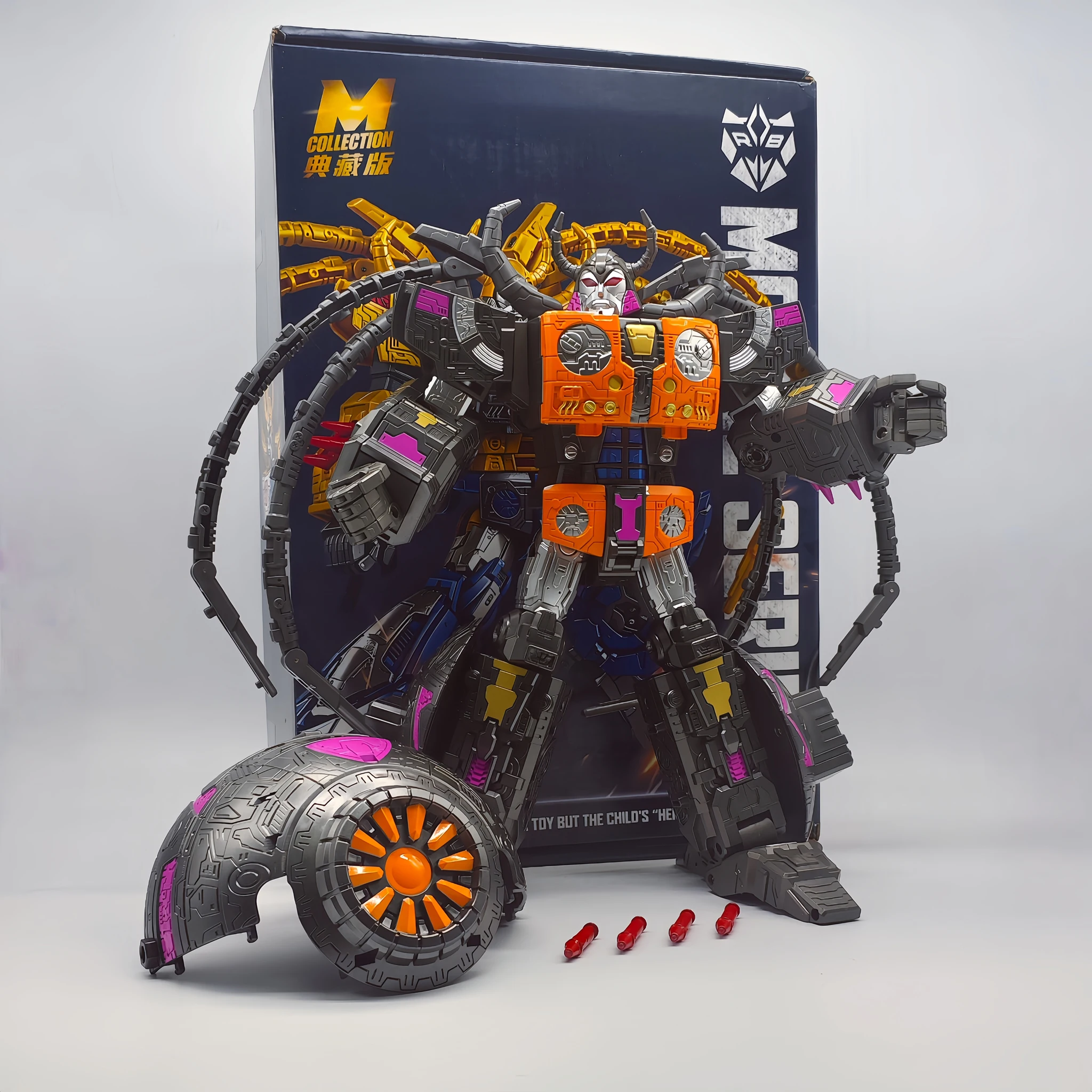 Trformationans M Collection Overmind Unicron Dark Edition Action Figures Toy (2966-29A/2966-29B)
Trformationans M Collection Overmind Unicron Dark Edition Action Figures Toy (2966-29A/2966-29B)