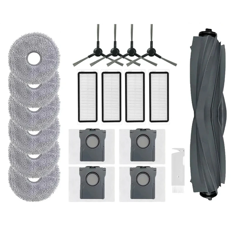 For Dreame Bot L30 Ultra Robot Vacuum Cleaner Spare Parts, Main Side Brush Hepa Filter, Mop Rag, Dust Bag Accessories
For Dreame Bot L30 Ultra Robot Vacuum Cleaner Spare Parts, Main Side Brush Hepa Filter, Mop Rag, Dust Bag Accessories