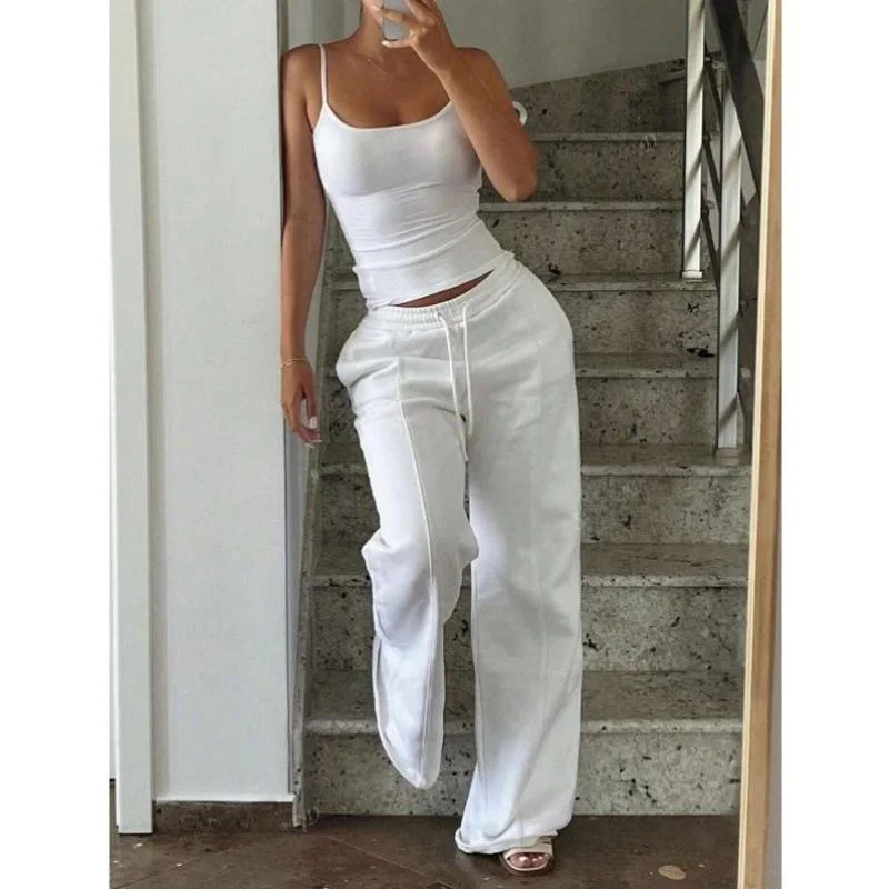 Simple Pure Color Women's Top with Thin Strap Cross-Border Sle Casual Sport Suit Seven-Quarter Sve Autumn Wear
Simple Pure Color Women's Top with Thin Strap Cross-Border Sle Casual Sport Suit Seven-Quarter Sve Autumn Wear