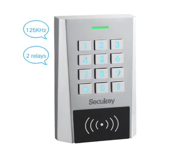 Waterproof IP66 Dual Relay Keypad Access Control System,12~28V AC/DC 125KHz Proximity EM Card Access Control for 2 Doors
Waterproof IP66 Dual Relay Keypad Access Control System,12~28V AC/DC 125KHz Proximity EM Card Access Control for 2 Doors