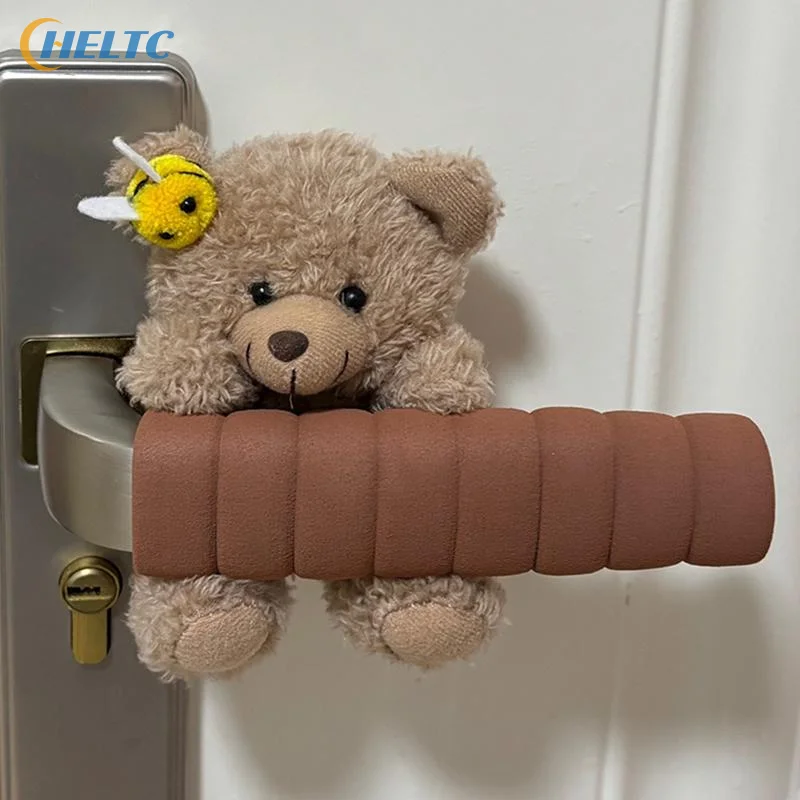 Cute Bear-shaped Door Handle Protector, Suitable For Room Doors, Anti-collision And Anti-static Flexible Fabric Cover
Cute Bear-shaped Door Handle Protector, Suitable For Room Doors, Anti-collision And Anti-static Flexible Fabric Cover