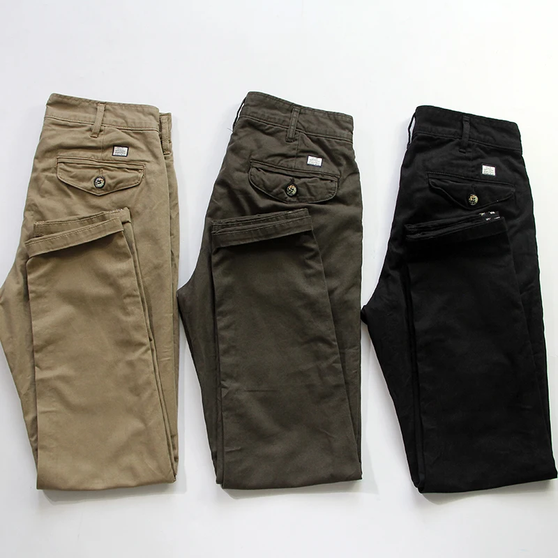 Retro Waed Pure Cotton Heavyweight Casual Pants American Sle Slim Fit Chino Workwear Long Trousers Youth Faion Autumn Wear
Retro Waed Pure Cotton Heavyweight Casual Pants American Sle Slim Fit Chino Workwear Long Trousers Youth Faion Autumn Wear