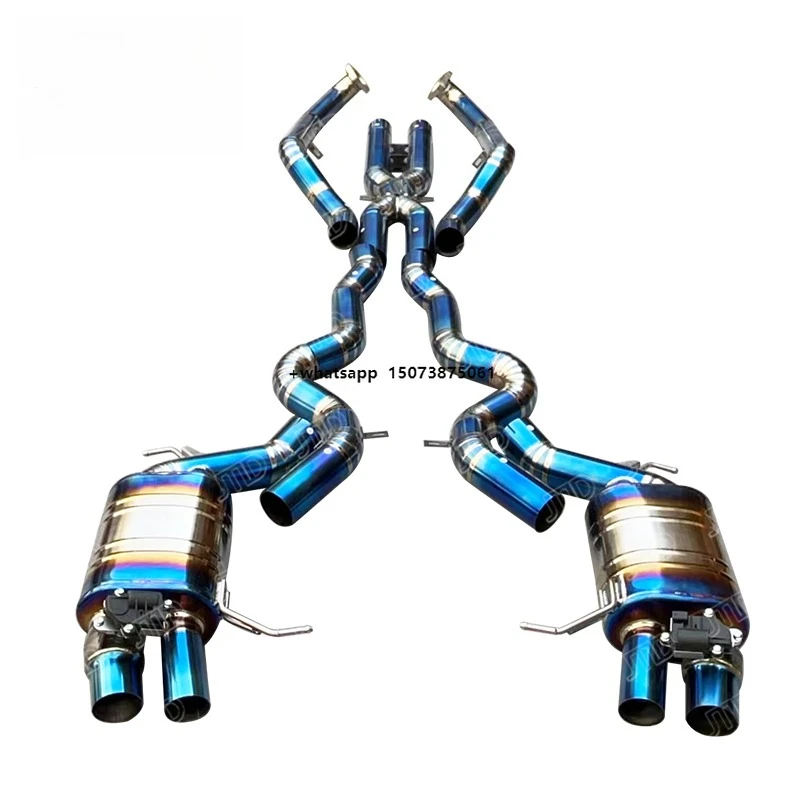 Titanium Alloy Catback Muffler Exhaust System for 2012-2018 M6 F06 F12 F13 Exhaust Equal Length
Titanium Alloy Catback Muffler Exhaust System for 2012-2018 M6 F06 F12 F13 Exhaust Equal Length