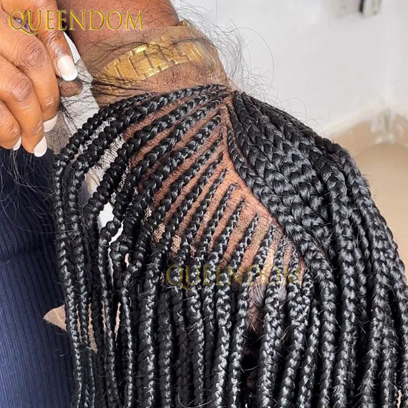 Synthetic Braided Wig Lace Frontal Braided Wig 36 Inch Cornrow Braids Wig With Baby Hair Side Part Braided Wigs For Black Women
Synthetic Braided Wig Lace Frontal Braided Wig 36 Inch Cornrow Braids Wig With Baby Hair Side Part Braided Wigs For Black Women