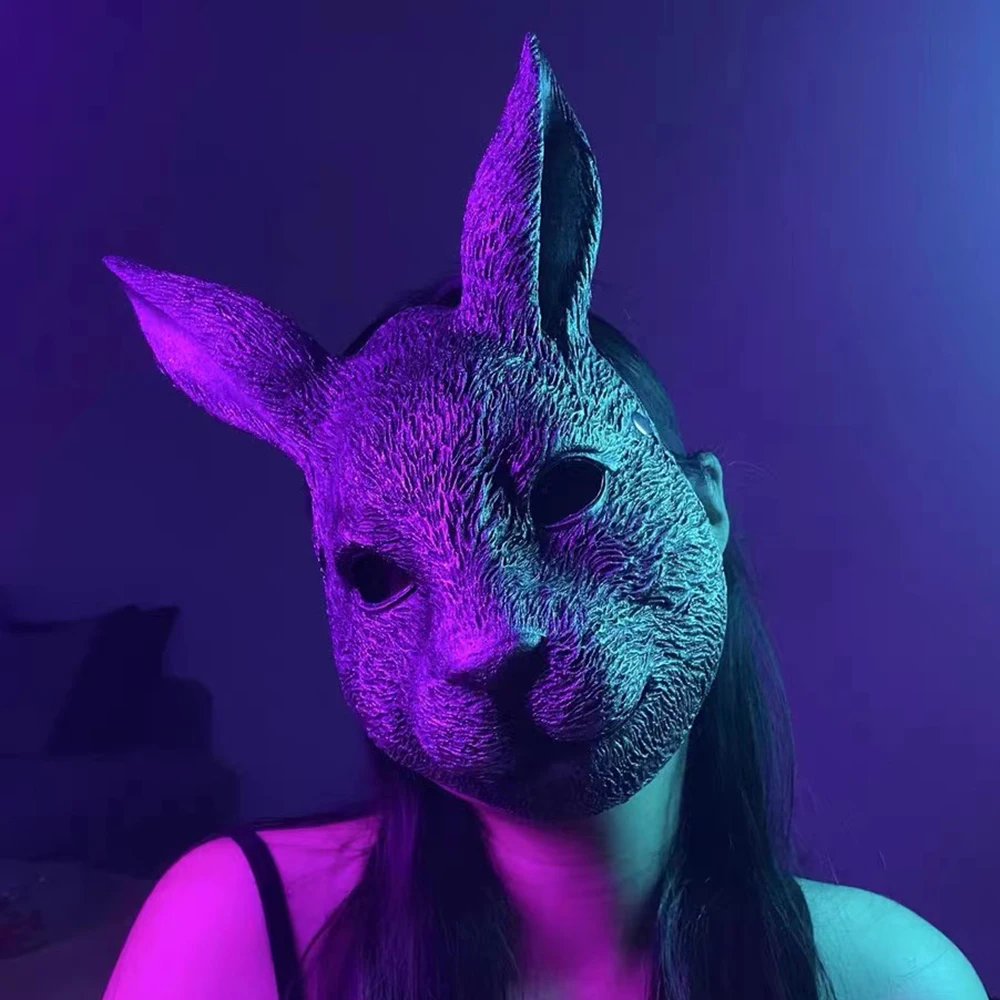 Bunny Mask Easter Carnival Party Masquerade Role Play Half Face Rabbit Ear Mask Halloween Decorations Easter Party Cosplay Props
Bunny Mask Easter Carnival Party Masquerade Role Play Half Face Rabbit Ear Mask Halloween Decorations Easter Party Cosplay Props
