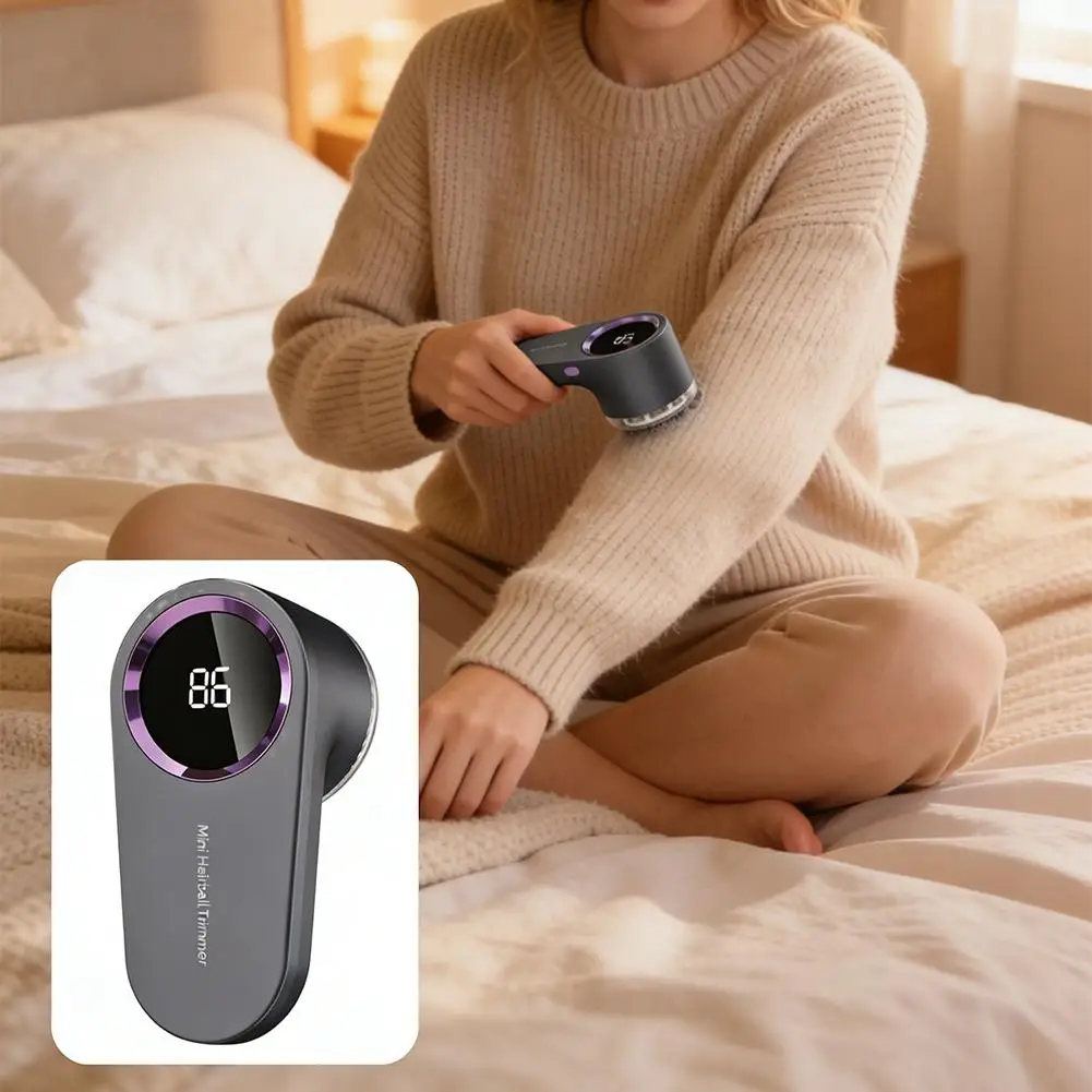 USB Rechargeable Portable Lint Remover LED Display Electric Sweater Shaver Clothes Fabric Hair Ball Trimmer tools for Household
USB Rechargeable Portable Lint Remover LED Display Electric Sweater Shaver Clothes Fabric Hair Ball Trimmer tools for Household